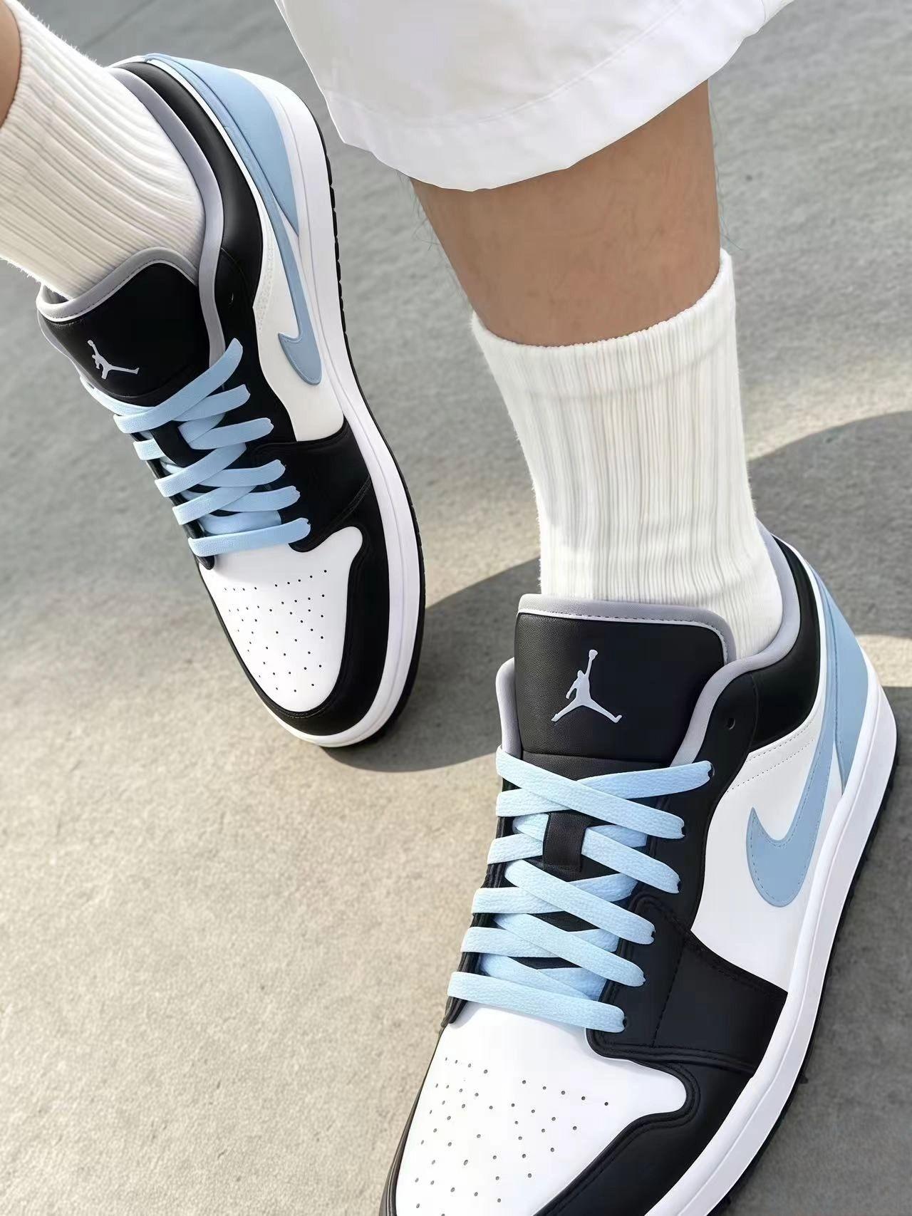 🖤💙AJ1 Low 黑北卡蓝|清爽少年感天花板